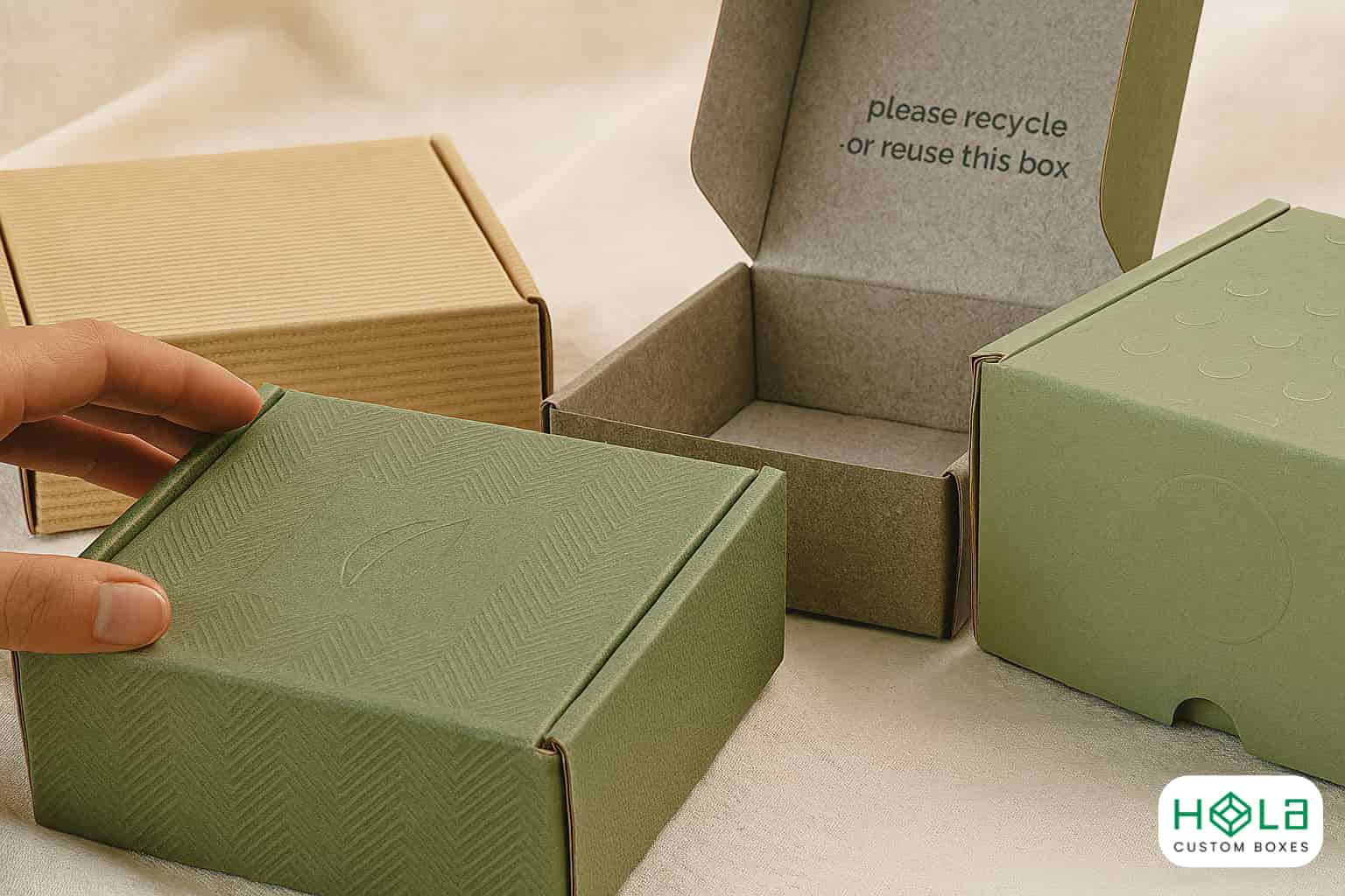 tactile textured custom boxes